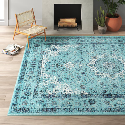 Altman Oriental Light Blue Area Rug