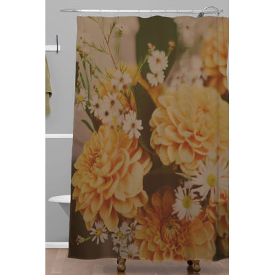 Rideau de douche simple automne floral