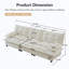 Canapé modulaire 107 po 3 places Cloud-967359765
