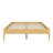 Sleek Simple Style Bed Frame with Engineered Support Slats and Hassle-Free Construction-2093333074