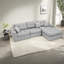 Chaise longue modulaire en L à compression pour la maison