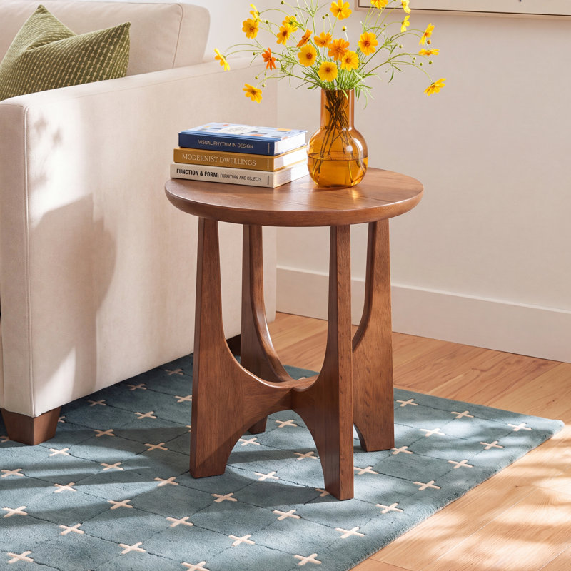 Brooklyn End Table, Medium Oak