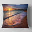 Oreiller écumant «Waves at Beautiful Sunset - Sea & Shore»-29599087-29599091