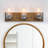 Kinman 3-light Brown Farmhouse Vanity Light Bar