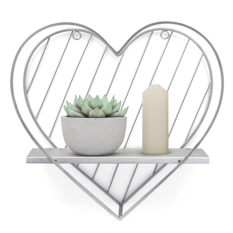 Heart Floating Shelf