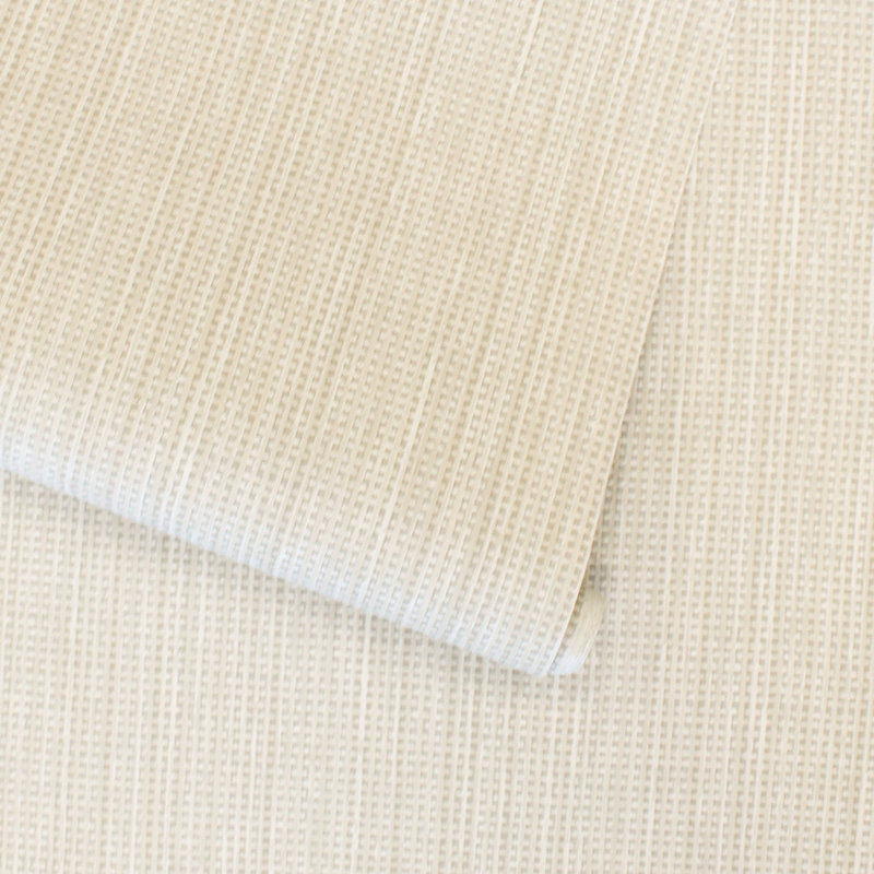 Papier peint adhésif en faux rotin texturé, Beige