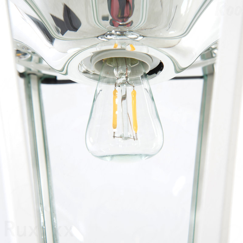 Lampadaire solaire 77 po, aluminium imperméable, lampadaire d'extérieur rétro, capteur PIR activé par le mouvement, luminosité réglable