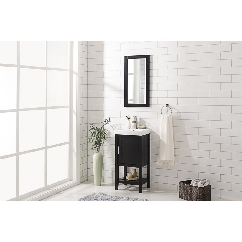 Ensemble de meuble-lavabo simple 17 po Grosso, Espresso