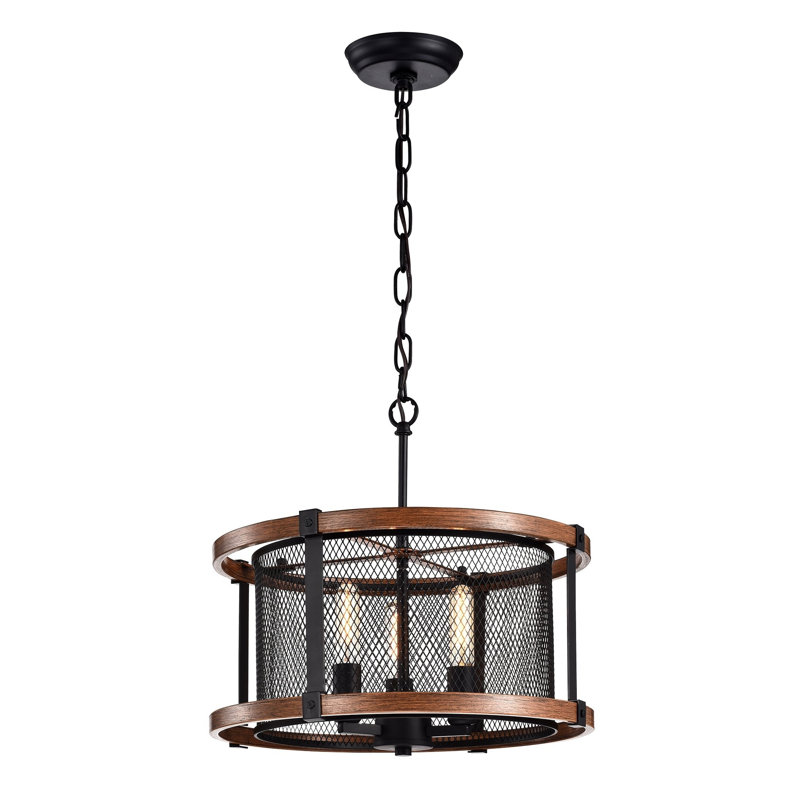 Lustree tambour 3 lumières Lantz