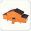 Grand nichoir en bois pour poulailler-1165526871