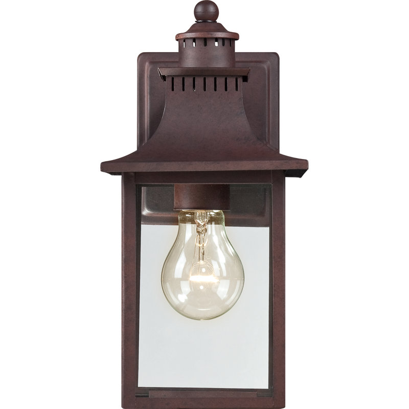 Lanterne murale d'extérieur H 11,25 po Metairie, Bronze cuivré