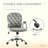 Luxury Tufted Office Chair for A Stylish Choice for Home & Office, Plush Comfort