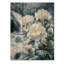 Pivoines au bord de la rivière I - reproduction de bois de pivoines - sur bois de pin naturel-1027781980