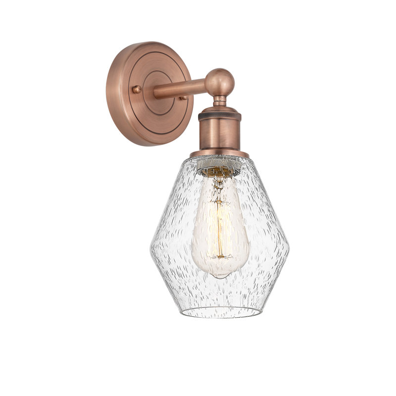 Amylea Armed Sconce, Seedy, Antique Copper