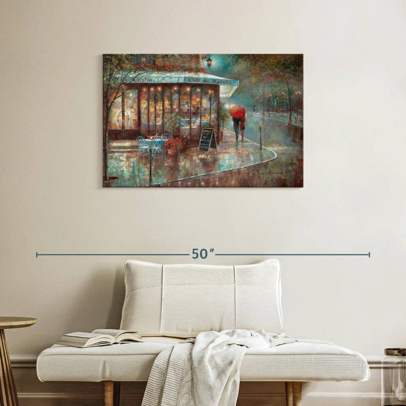 Sireci Cafe Du Marche, 24" H x 36" W