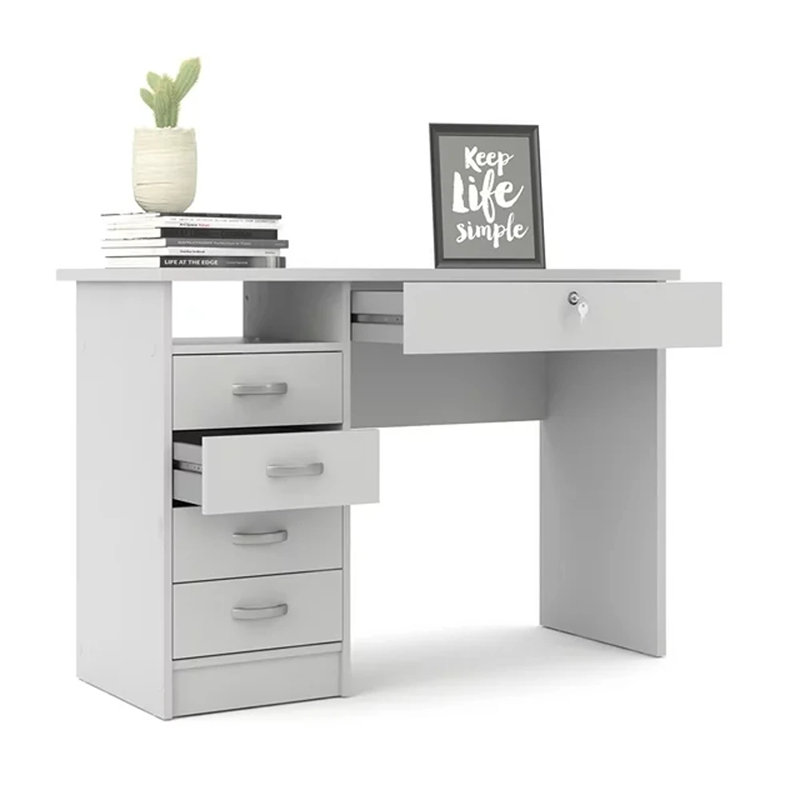 Channay Computer Desk, White
