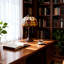 Lampe de table 12 "style vitrail Tiffany