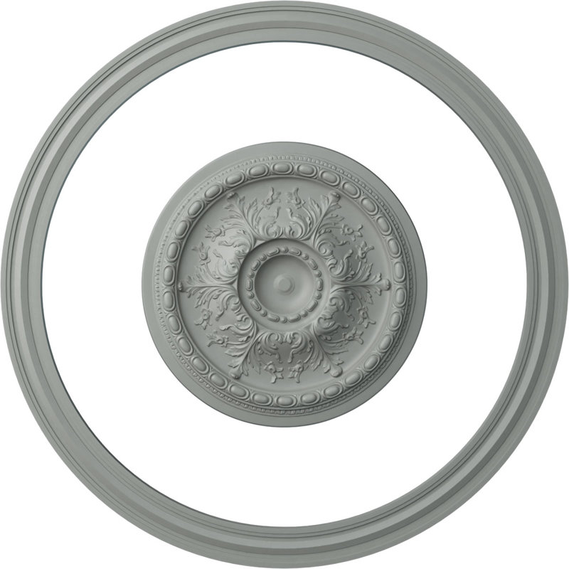 Felix Ceiling Ring with Stockport Ceiling Medallion Light Accent Kit