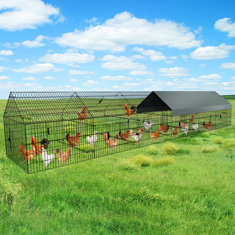 Norberto 252" x 42" x 44" Large Chicken Coop Pet Playpen Exercise Pen Rabbit Duck Chicken Run