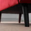 Banc vintage capitonné, repose-pieds rembourré en velours avec design rétro classique, repose-pieds moderne Mid-Century-860603991