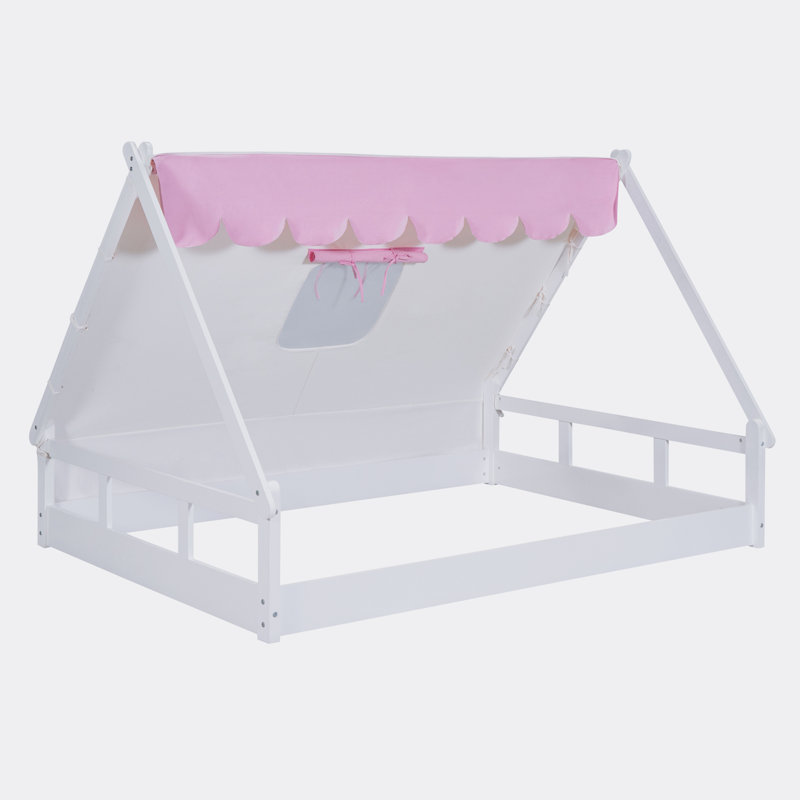 Lit plateforme Aviannah, Rose