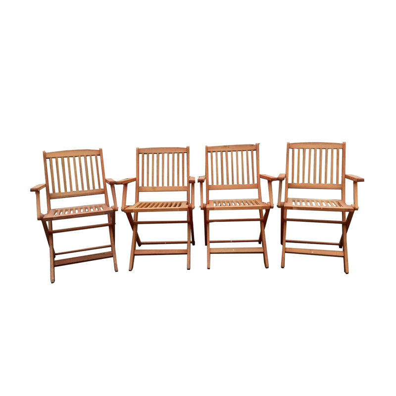 Patio pliable avec 4 chaises pliantes, pour différents espaces intérieurs et extérieurs: Patio, cour arrière, terrasse, chaises de terrasse, unités et espaces: