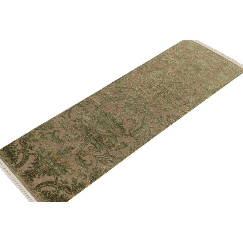 One-of-a-Kind 2'7" X 8' Hand Knotted Area Rug