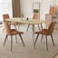 Table de salle à manger de 55 po avec 4 chaises rembourrées-31203936-31203940