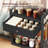Countertop Shelf Organizer, Pots And Pans Organizer Rack, Pot Lid Holder With 1 Drawer, Pot Lid Organizer Holder With 2 Hooks, For Kitchen, Dining Room-1358073162