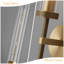 Appliques murales encastrées de luxe à 1 lumière et à intensité variable en verre doré (ampoule incluse)-848082655-839631095-828353009
