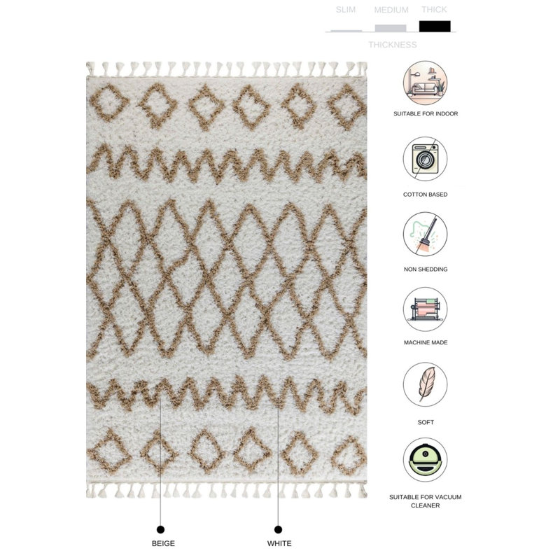 Soryn Southwestern Indoor Rug, Rectangle 5'3" x 7'7"