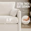 Fauteuil d'appoint surdimensionné en chenille 32,7 po-802451602