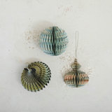 Paper Folding Honeycomb Ornament with Pattern
