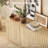 Fluted Mid-Century Modern Sideboard & Buffet Cabinet – Adjustable Shelves, TV Console, Accent Storage for Living Room, Dining Room, Entryway, Natural Wood-1388678144