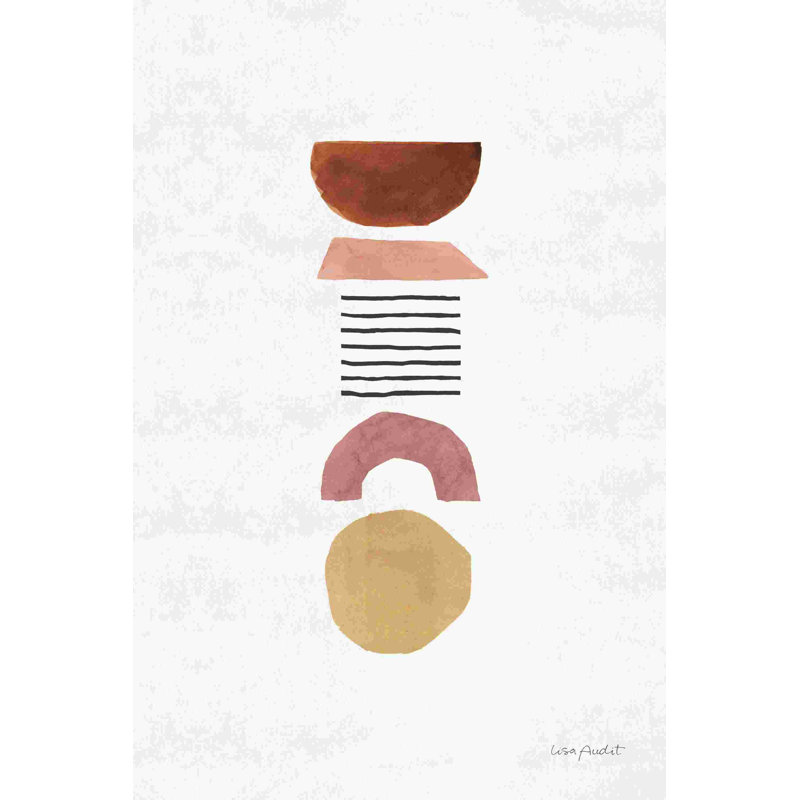 " Shapes And Forms 05 " by Lisa Audit, 12" H x 8" W  