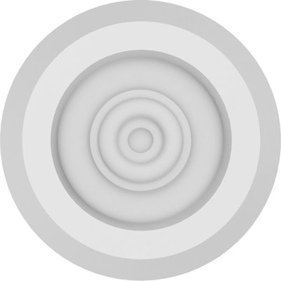 Standard Grayson Bullseye Rosette with Beveled Edge