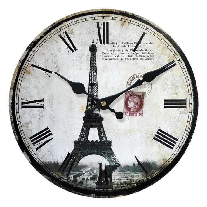 Close Wood Wall Clock