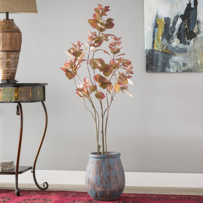 4' Artificial Potted Cotinus Coggygria Tree