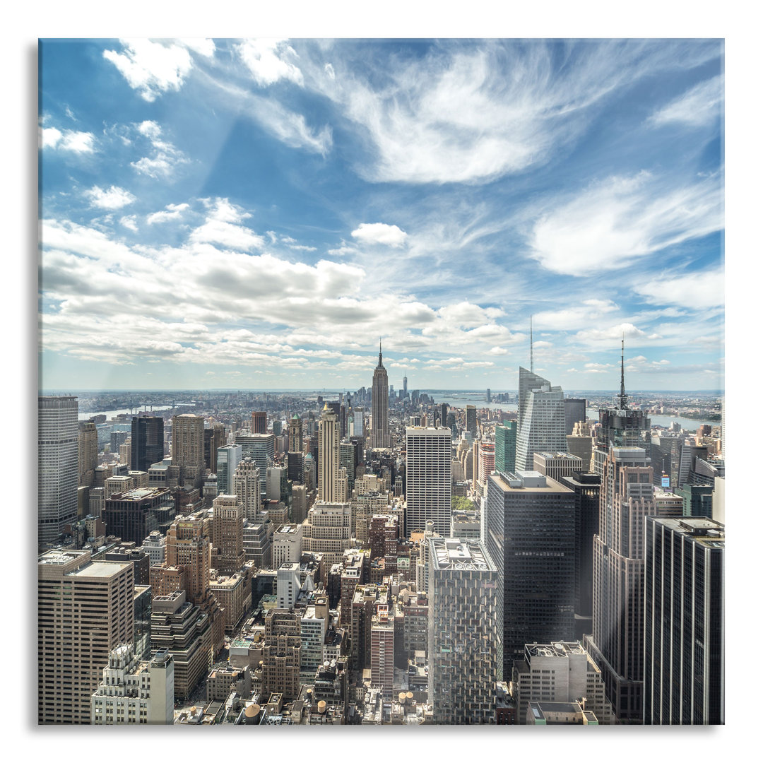 New York Skyline - Unframed Photograph on Glass