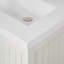 Meuble-lavabo double 60 po avec comptoir en quartz blanc Thassos Aula-940259410