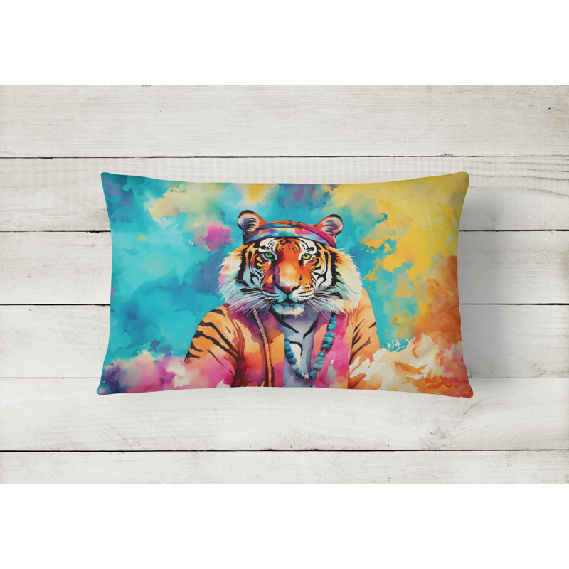 Hippie Animals Other/No Pattern Throw Pillow