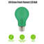 Ampoules DEL à filament omnidirectionnel A19 vertes de 4,5 W (équivalent 40 W), culot moyen (E26), lot de 2-134877178-134877181