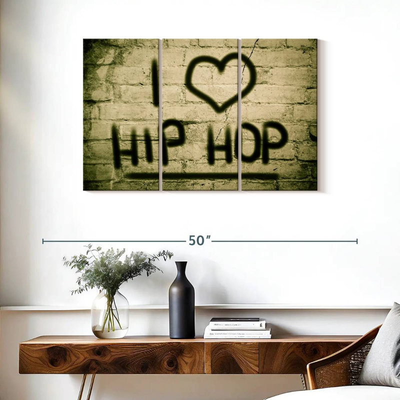 Tergel I Love Hip Hop, H 24 po x l 38 po