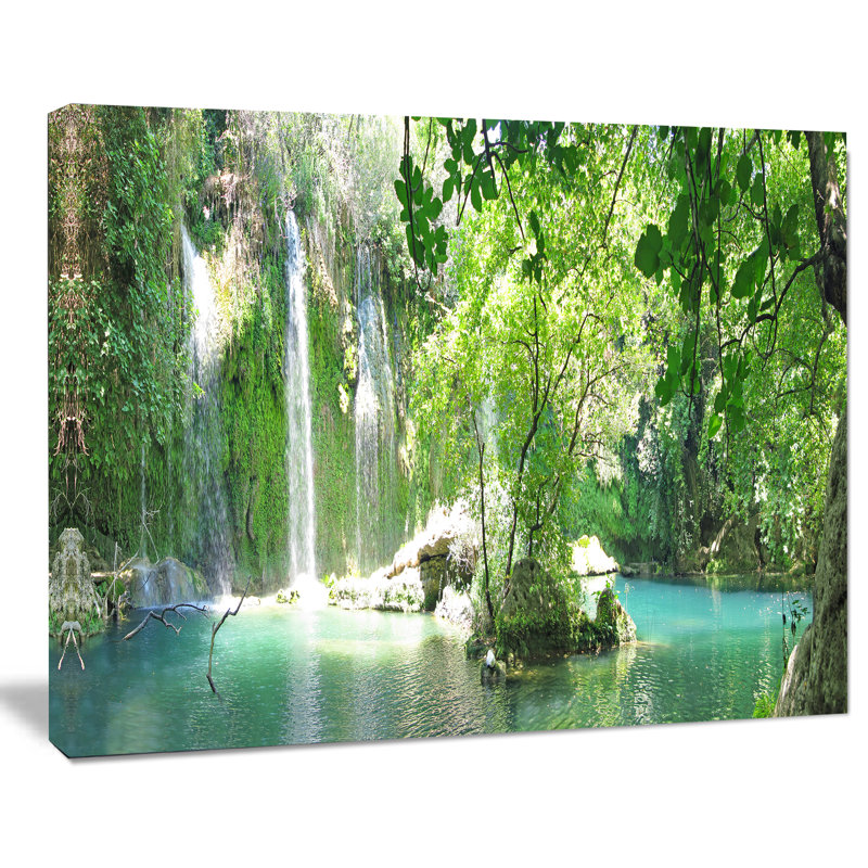 Kursunlu Waterfalls Antalya - reproduction de photo sur toile tendue, H 30 po x l 40 po x P 1 po