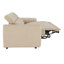 Canapé inclinable électrique 110,2 po Zero Wall avec appui-tête réglable et tissu chenille facile à nettoyer-133006058