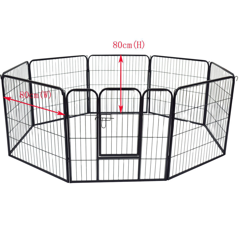 Metal Exercise Pen, Medium (80cm H x 80cm W)