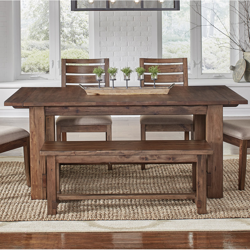 Trevion Extendable Trestle Dining Table   , Brown