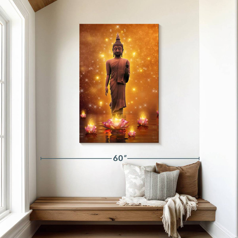 Adella Buddha Lotus, 45" H x 30" W