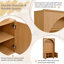 Portemanteau arqué avec banc de rangement et armoire à chaussures à 3 portes, ensemble anti-basculement inclus, tablettes réglables-921958386