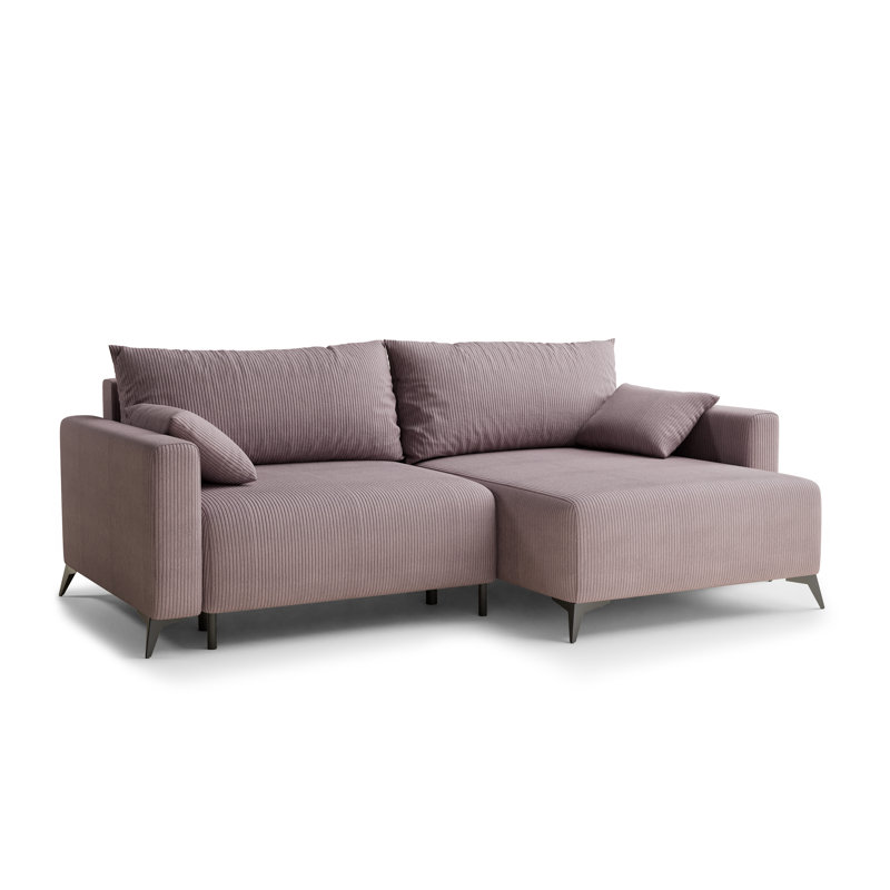 3 Seater Reclining Corner Sofa with Storage, Right Hand Facing, Beige Chenille